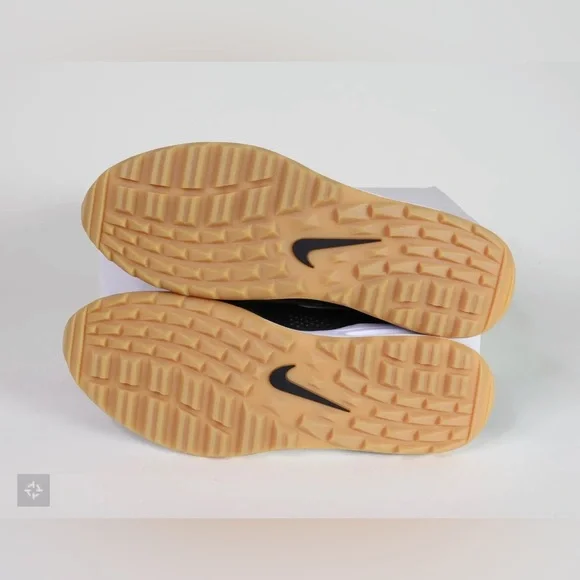 NEW Nike Air Max 1 G Black/Black Gum Golf Shoes Men's Size 8